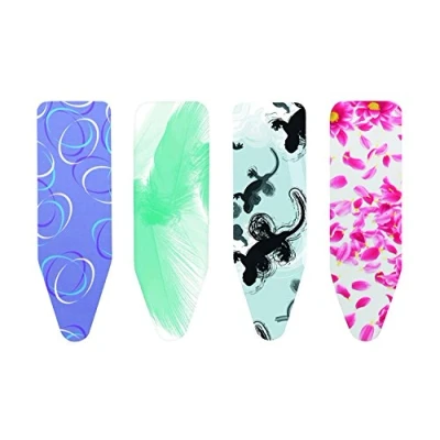 Image de Brabantia 191404 Housse en coton pour planche à repasser Multicolore 124 x 38 cm 2 mm Mousse Taille B