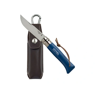 Afbeelding van Opinel Zakmes No. 08 Hout met etui Blauw