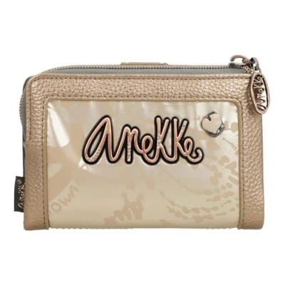 Afbeelding van Anekke portemonnee Real Intentions Flexible RFID Wallet Multicolor Taupe