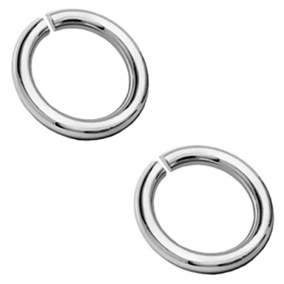 Afbeelding van MY BEAD 2 stuks open verbindingsringen 925 sterling zilver diameter mm voor doe het zelf sieraden maken