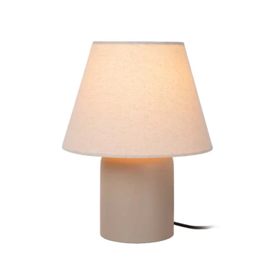 Afbeelding van Lucide MACIA Tafellamp 1xE14 Beige
