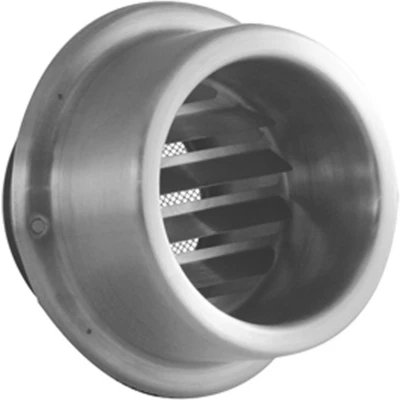 Afbeelding van Gevelrooster rvs dia m 100mm geborsteld
