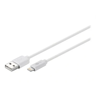 Image de goobay Câble Lightning mâle pour USB 50 cm blanc