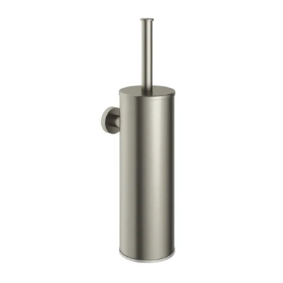 Afbeelding van HotBath Cobber WC borstelgarnituur wandmodel Geborsteld nikkel