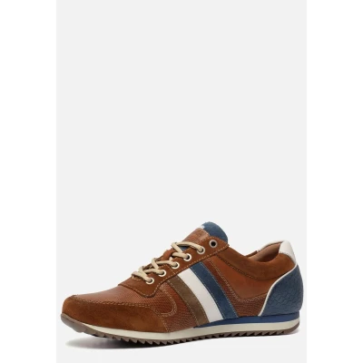 Afbeelding van Australian Camaro Lage sneakers Leren Sneaker Heren Bruin Maat 41