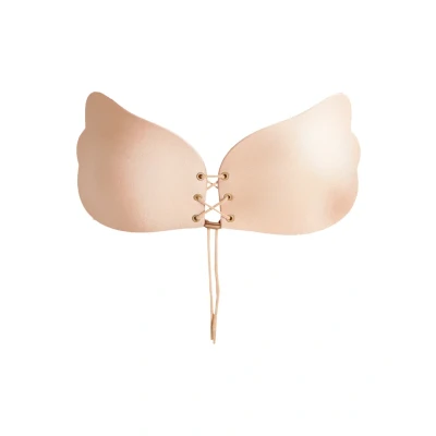 Afbeelding van MAGIC Bodyfashion dames va voom bandeau plak bh push up in de kleur Beige, maat: E