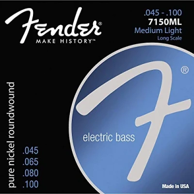 Afbeelding van Fender string Original 7150 ML 45 100 Pure nikkel, Roenw.,Longscale Snarenset voor 4 basgitaar