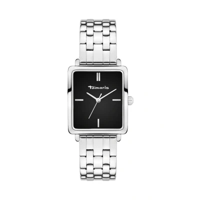 Afbeelding van Tamaris Horloge, Dames, Maat: One Size, Silber schwarz
