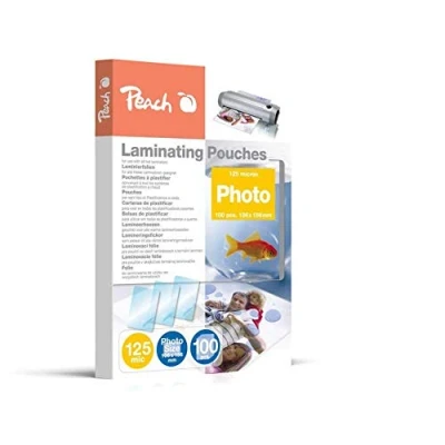 Afbeelding van Peach S PP525 19 lamineerfolie foto, 106 x 156 mm, 125 mic, 100 stuks