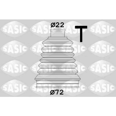 Afbeelding van SASIC 2933123 Aandrijfashoes Wielzijde Thermoplastic CITROËN: Saxo Hatchback