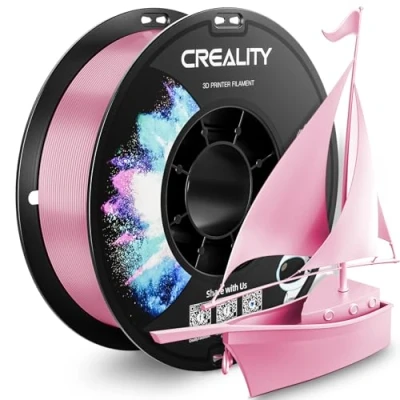 Afbeelding van CREALITY PETG 3D printerfilament 1,75 mm, spoel 1 kg, maatnauwkeurigheid ± 0,03 set 2024, geschikt voor Ender, Bambu Lab, Anycubic, ELEGOO FDM, roze