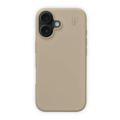 Afbeelding van iDeal of Sweden Hoesje Geschikt voor iPhone 16 Silicone Case Beige