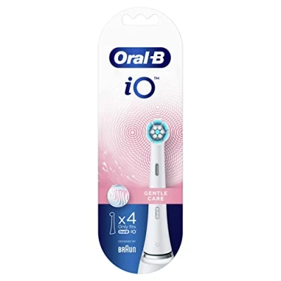 Afbeelding van Oral B, Borstels + opzetstukken, iO Gentle Care 4210201343684 opzetborstel 4 stuks Wit (4 x)