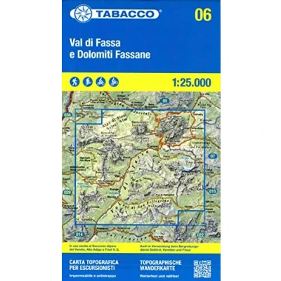 Afbeelding van Val di Fassa e Dolomiti Fassane (blad 06) 1:25 000