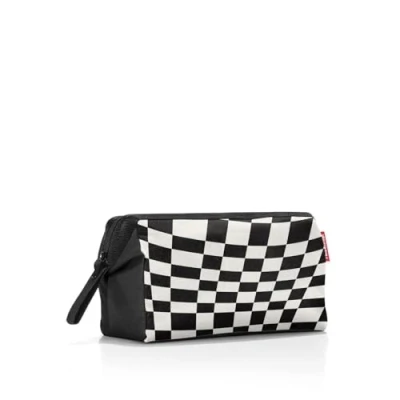 Afbeelding van Reisenthel Travelcosmetic Toilettas 4L Op Art Zwart