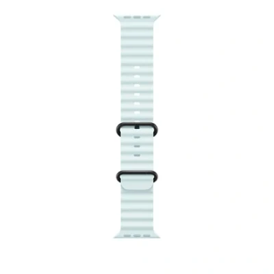 Afbeelding van Apple Watch 49mm Ocean Band Black Titanium Finish Ice Blue