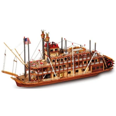 Image de Mississippi Bateau Bois A Construire Serie 4 Occre