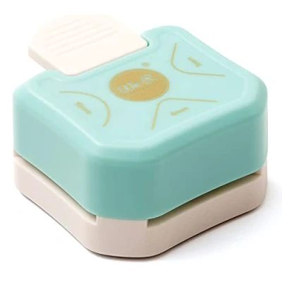 Afbeelding van We R Memory Keepers Hoekponsen 3 weg Corner Punch, plastic, blauw, 10 x 4 7 mm