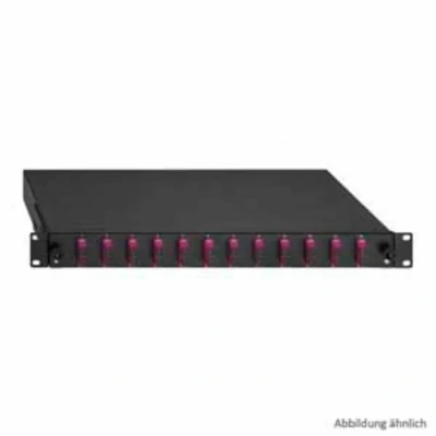 Afbeelding van Rutenbeck 24 x SC D OM3 aqua Glasvezel splitterbox poorten 1 HE