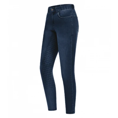 Image de Waldhausen Pantalon d&#039;Équitation Luna Denim Femmes Bleu Foncé EU 36