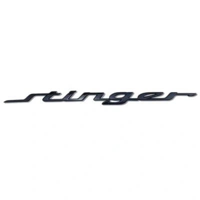 Afbeelding van SANNITOU Autoemblemen voor Kia Stinger GT, emblemen en achter, auto carrosserie, tuning accessoires, zwart