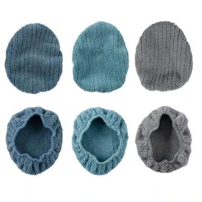 Afbeelding van Polyte Set van 6 microvezelhoezen Voor voorruitreiniger Pluisvrij reinigingskoppen 14 x 12,7 cm Driehoek