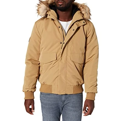 Afbeelding van Superdry Everest Bomber Parka voor heren, Kameel.