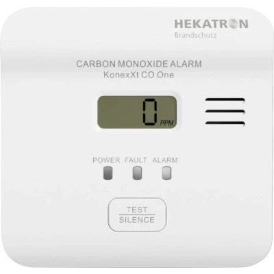 Afbeelding van Hekatron KonexXt CO One Koolmonoxidemelder Incl. batterij (10 jaar) werkt op batterijen Detectie van Koolmonoxide