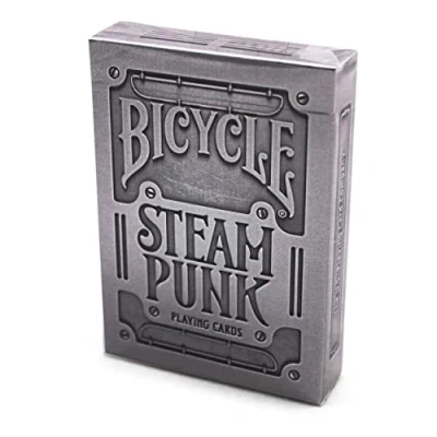 Afbeelding van Bicycle Premium Steampunk zilver