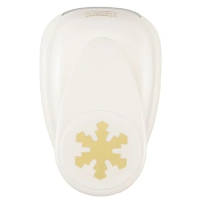 Afbeelding van Vaessen Creative Papierperforator, maat XL, sneeuwvlok, voor doe het zelfprojecten, scrapbooking, kaarten maken en meer