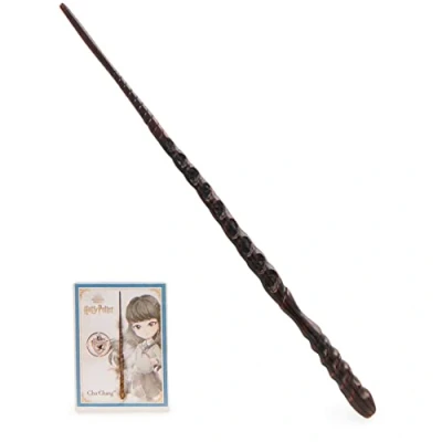 Image de WIZARDING WORLD HARRY POTTER Baguette Magique DELUXE Cho Chang Authentique 30 cm Avec Carte de Sort Jouet Enfant 6 ans et +