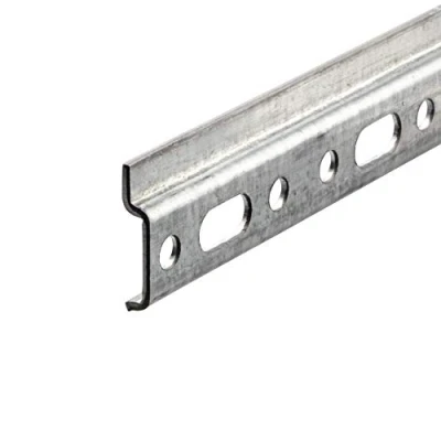 Afbeelding van Gedotec Wandrail, hangkast, kastophangrail, bovenkast, montagerail met lengte 1250 mm, verzinkt staal, draagkracht 240 kg, 1 stuk, metalen hangrail zonder schroeven