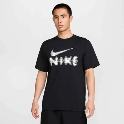 Afbeelding van Nike Performance Hyverse Sport Tshirt, Heren, Maat: Small, Black