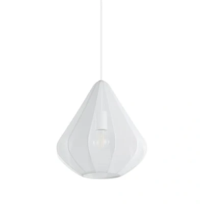 Afbeelding van EGLO Dolwen Hanglamp E27 Ø 33,5 cm Wit Textiel