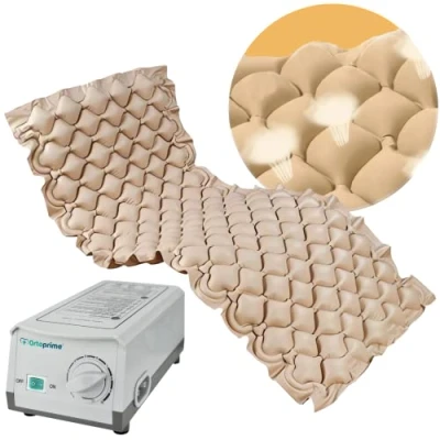 Afbeelding van OrtoPrime anti decubitus met alternatieve luchtcellen, inclusief Silence Comfort compressor, maagzweren voor bed, doorligwonden, 200 x 90 7 cm