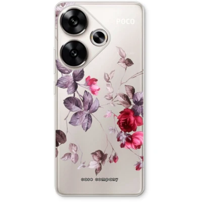 Afbeelding van Case Company® hoesje geschikt voor Xiaomi Poco F6 Mooie bloemen Soft Cover Telefoonhoesje Bescherming aan alle Kanten en Schermrand