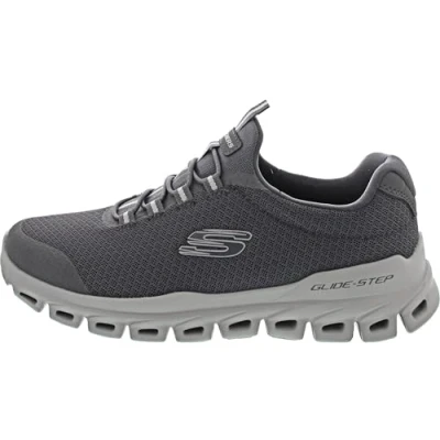 Afbeelding van Skechers Glide Step Sylo heren sneakers grijs Maat 41 Extra comfort Memory Foam