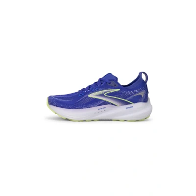 Afbeelding van Brooks Glycerin 22 Hardloopschoenen voor op de weg, Dames, Maat: 40, Amparo blue hyper iris yellow Textiel