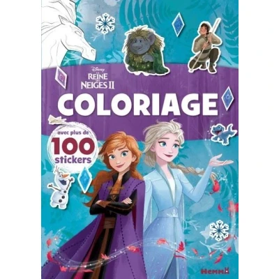 Image de Disney La Reine des Neiges 2 Coloriage avec plus de 100 stickers