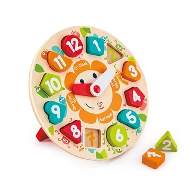 Afbeelding van Klok en vormenpuzzel