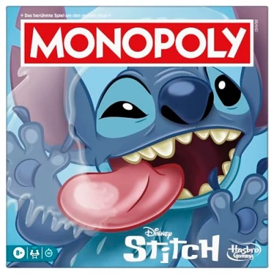 Afbeelding van Monopoly Disney Stitch Edition Jeu de société Version allemande