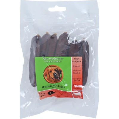 Afbeelding van Natuurlijke Snack saucijzen rund small 150g Gebr de boon