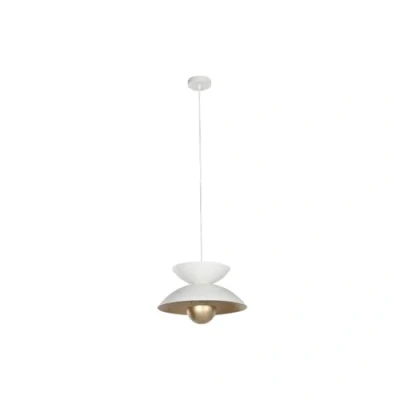 Afbeelding van Plafondlamp Home ESPRIT Wit Gouden Metaal 50 W 36 x 22 cm