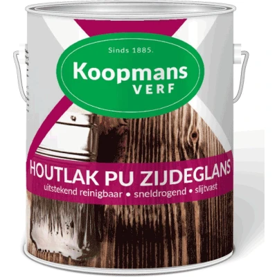 Afbeelding van Koopmans Houtlak PU Zijdeglans 0,75 ltr 560 opaalwit Huis &amp; Interieur