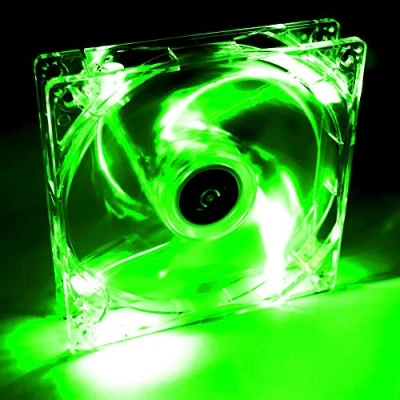 Afbeelding van Akyga AW 12A BG 4 LED 120 mm PC behuizingsventilator Molex 12V groen
