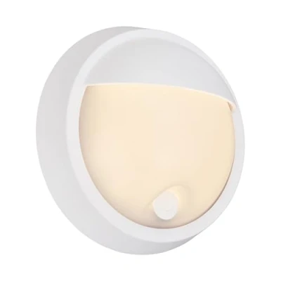 Afbeelding van Buitenwandlamp 3784016, wit, met touchdimmer, Ø 17 cm
