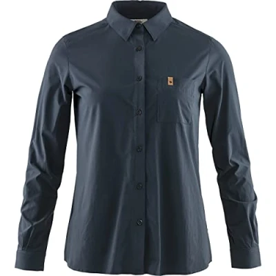 Afbeelding van Övik Lite Blouse Dames Navy 200 M Blauw Outdoor Shirt