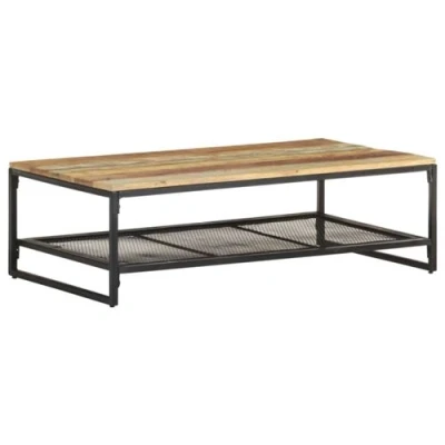 Afbeelding van Salontafel 110x60x35 cm massief gerecycled hout