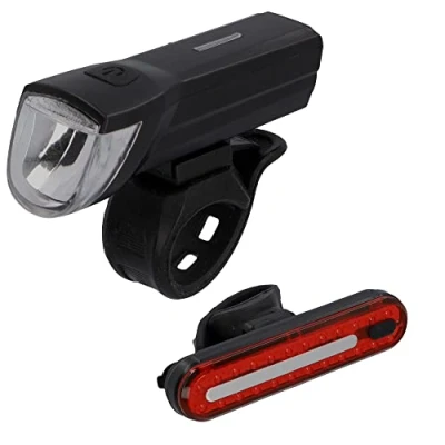 Afbeelding van FISCHER FAHRRAD STOP 30/15 Fietsverlichtingsset LED Zwart