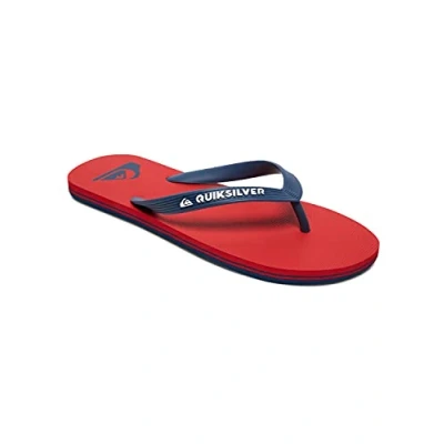 Afbeelding van Quiksilver MOLOKAI Flip Flop voor heren, Veelkleurig Rood Blauw Xrbr, 41 EU
